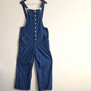 Women's Blue Denim Overalls